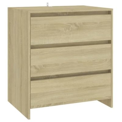 809749 vidaXL Buffet Chêne sonoma 70x41x75 cm Bois d'ingénierie
