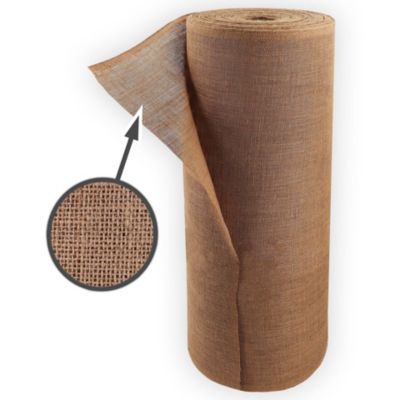 80m x 1m tissu de jute 305g/m² tapis de jute jute de jardin tissu de jute Aquagart