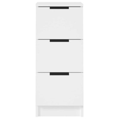 811151 vidaXL Buffet Blanc 30x30x70 cm Bois d'ingénierie