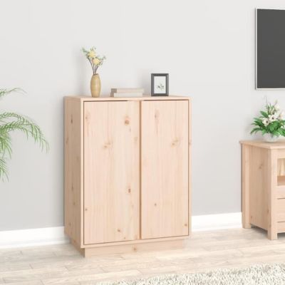814489 vidaXL Buffet 60x35x80 cm Bois massif de pin