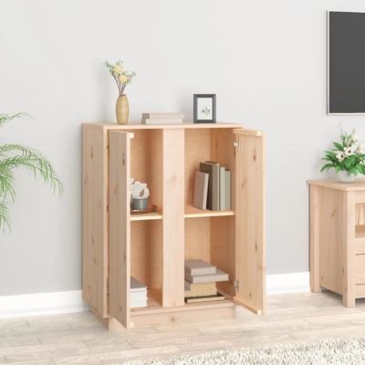 814489 vidaXL Buffet 60x35x80 cm Bois massif de pin