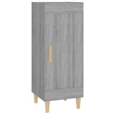 817433 vidaXL Buffet Sonoma gris 34,5x34x90 cm Bois d'ingénierie