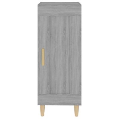 817433 vidaXL Buffet Sonoma gris 34,5x34x90 cm Bois d'ingénierie
