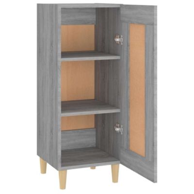 817433 vidaXL Buffet Sonoma gris 34,5x34x90 cm Bois d'ingénierie