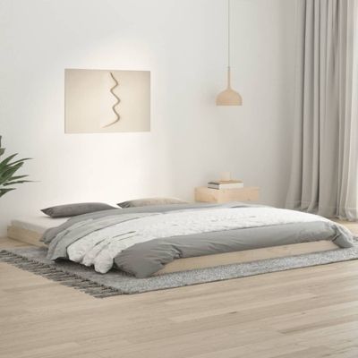 823429 vidaXL Cadre de lit 180x200 cm Bois de pin massif Super King