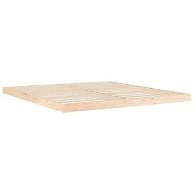 823429 vidaXL Cadre de lit 180x200 cm Bois de pin massif Super King