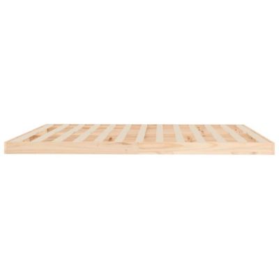823429 vidaXL Cadre de lit 180x200 cm Bois de pin massif Super King