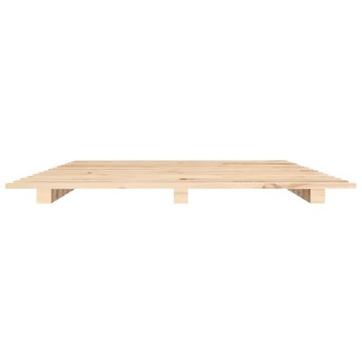 824603 vidaXL Cadre de lit 140x190 cm Bois de pin massif