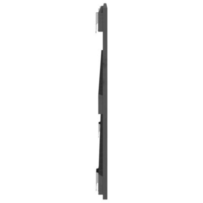 824840 vidaXL Tête de lit murale Gris 127,5x3x60 cm Bois massif de pin