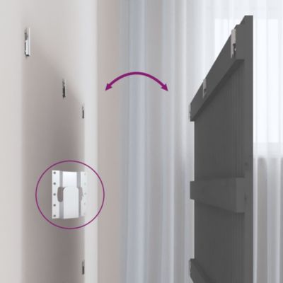824840 vidaXL Tête de lit murale Gris 127,5x3x60 cm Bois massif de pin