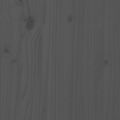824840 vidaXL Tête de lit murale Gris 127,5x3x60 cm Bois massif de pin