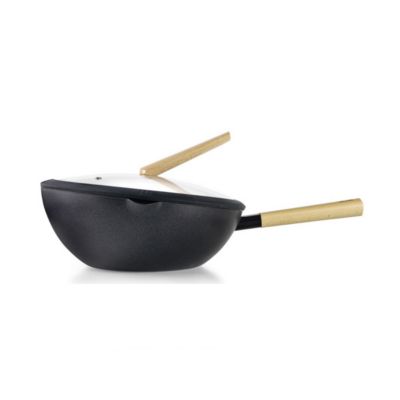 Ibili Wok avec couvercle verre 30cm 404230