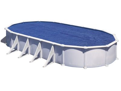 Bâche été à bulles GRE 180 µ Piscine 810 x 470 Pour piscine acierrésine tubulaire ou auto portante - vue 2