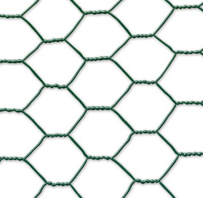 Nortene Grillage métal plastifié 0 50 x 10 /19 x 0 7 mm "Galvanex Plast 19" triple torsion