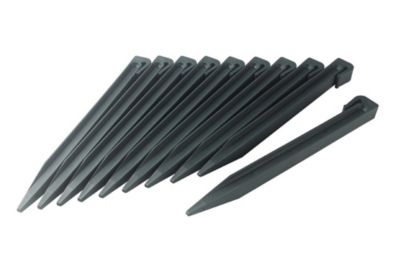 Nortene Lot de 10 piquets d'ancrage Etik Fix PP pour bordure ETIK BORDURA