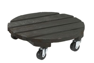 Support à roulettes bois Flora Roll Color 40 cm