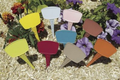 Nortene 8 étiquettes couleur à planter Label 25 Mix Couleurs Vives 25cm