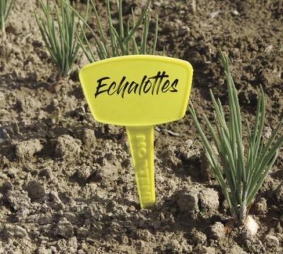 Nortene 5 étiquettes à planter Label 35 Jaune 35cm