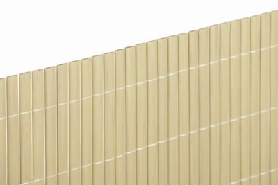 Canisse PVC NORTENE Bambou 20mm 1x3m Résistant aux UV et intempéries