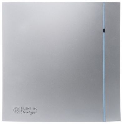 Aérateur ultra silencieux S&P Silent Design 100 CRZ Silver ø100 mm - S Et P