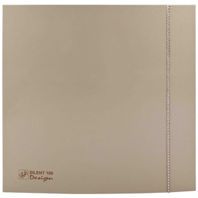 Aérateur ultra silencieux S&P Silent Design 100 CZ Champagne Swarovski ø100 mm - S Et P