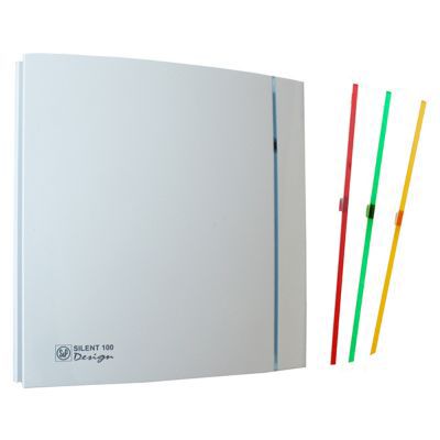 Aérateur Silent Design standard S&P ?100 mm pour pièces inférieur à  7 m²