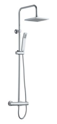 Colonne de douche thermostatique chrome  Edouard Rousseau Nessy