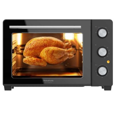 Mini four électrique - TAURUS WHITE & BROWN - Horizon 30 - 30 Litres - 1500 Watts - 5 modes de cuisson