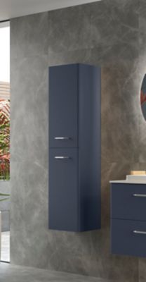 Colonne de salle de bains à  suspendre Cygnus bath Teha H. 140 cm bleu nuit