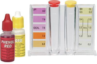 Trousse d'analyse liquide ph/chlore