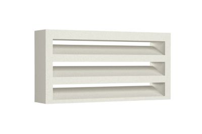 Claustras lames persienne L.40 x l.20 x ep.8 cm blanc