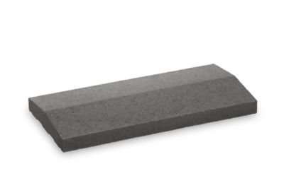 Dessus de muret 2 pentes anthracite 27,5 x 50 cm