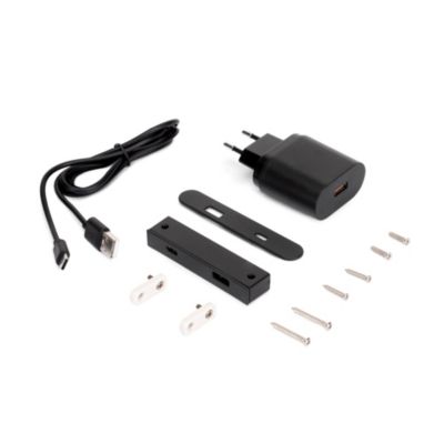 Emuca Connecteur USB A+C Linky (81x12mm), 5V DC 2A (10W), Plastique noir, Plastique - vue 4