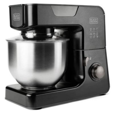 Black & Decker Robot pâtissier 5.2l 1000w noir BXKM1000E - vue 3