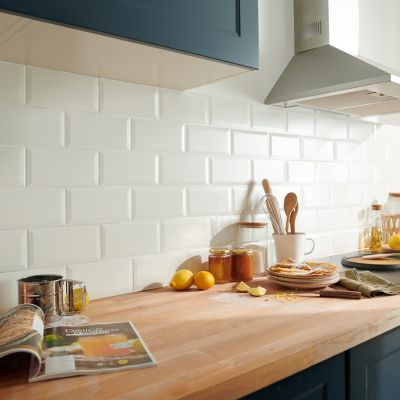 Carrelage mural mat Métro 10 x 20 cm