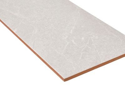 Carrelage mural aspect pierre blanc Bodo 20 x 60 cm