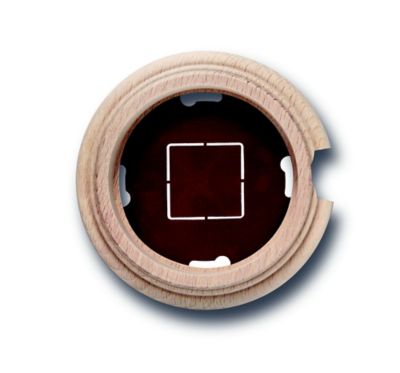 Plaque de finition Fontini Garby simple Hêtre naturel + 1 liason IRL