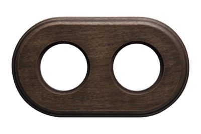 Plaque de finition Fontini Garby double Hêtre vieilli