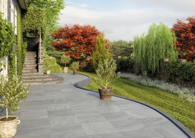 Dalle carrelage extérieur 2cm Erebor gris 60 x 60 cm