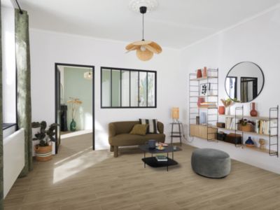 Carrelage sol et mur Shireen beige 15 x 90 cm