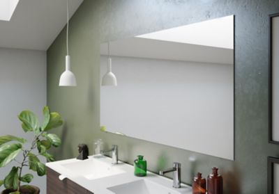 Miroir non lumineux rectangulaire Randal Bosc l. 120 x H.70 cm