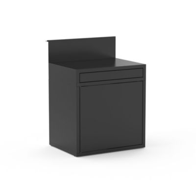 Support desserte acier noir pour cuisine extérieure Forge Adour