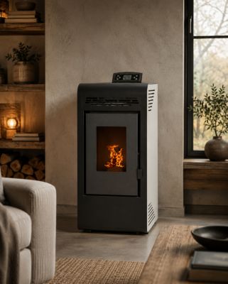 Poêle à granulés POWER 9 PLUS 9kW A+ Chauffage programmable haute performance