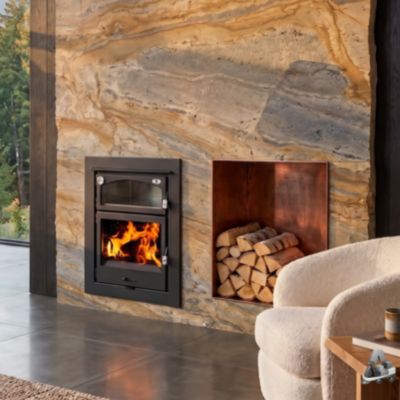 Insert à bois avec four INSERT ASTON 10kW  Insert moderne Ecodesign  Classe A