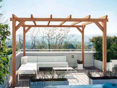 Pergola bois VILLEURBANNE 600x300 cm très résistant lamellé collé