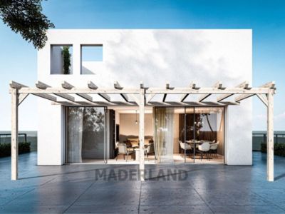 Pergola en bois adossée SEVILLA 900x500 cm