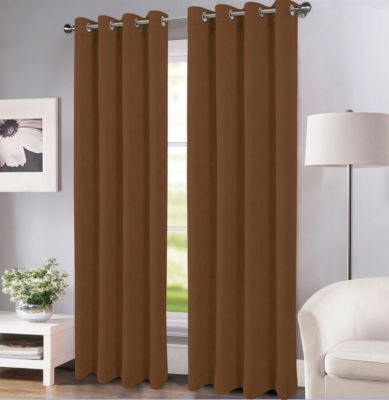 Rideau thermique Farm camel l.140 x H.260 cm