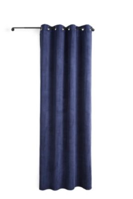 Rideau thermique Farm bleu marine l.140 x H.260 cm