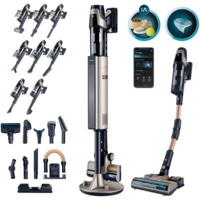 Aspirateur Balai Laveur CECOTEC RZ90 AI AquaPet Flex Connected – 310 AW, 110 Min, 200 m² - vue 2