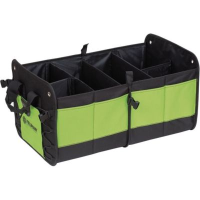 Organisateur de coffre FIELDMANN FDAP 60301 pliable vert avec compartiments